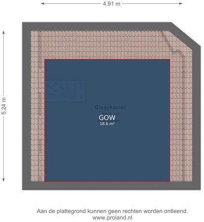 Floorplan - Kerkstraat 10C, 2042 JE Zandvoort